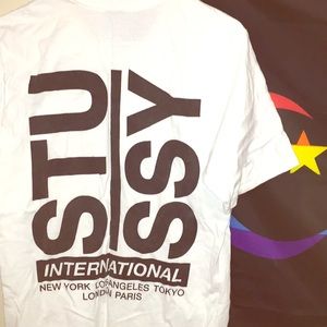 Stussy white t-shirt